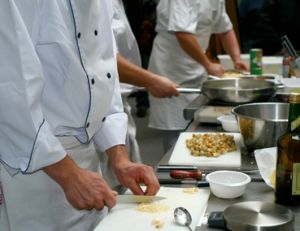 The point on the catering trades